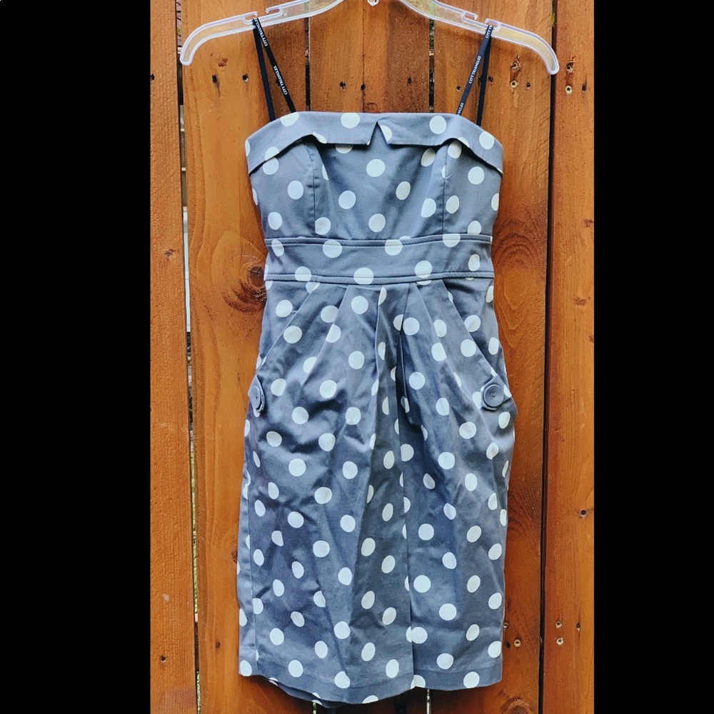 City Triangles Polka Dot Dress